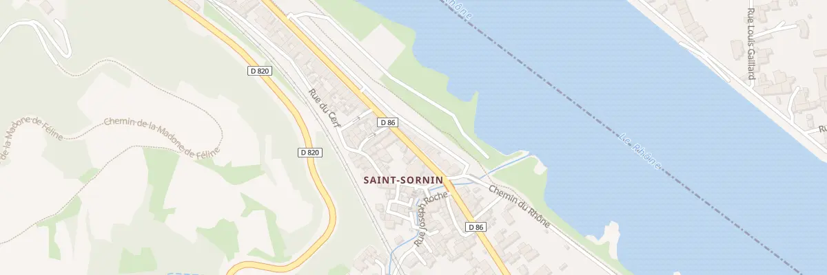 Plan du 505 Quai Jules Roche Sud à Serrières