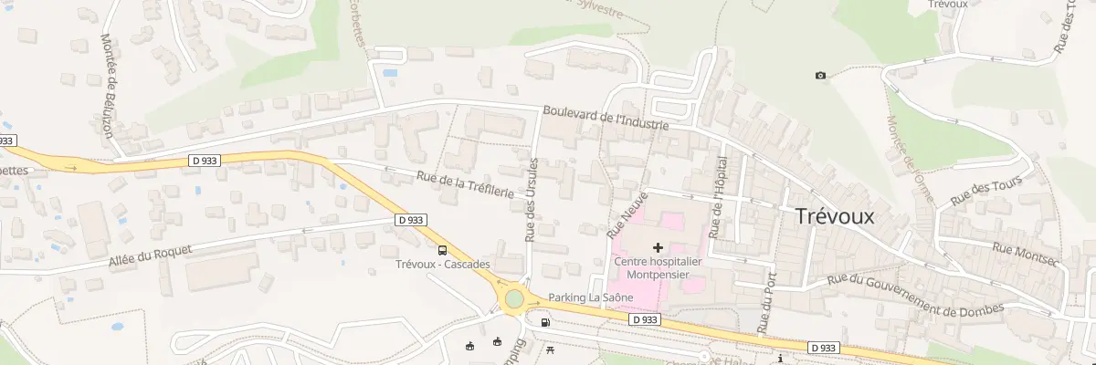Plan du 1 Rue des Ursules à Trévoux