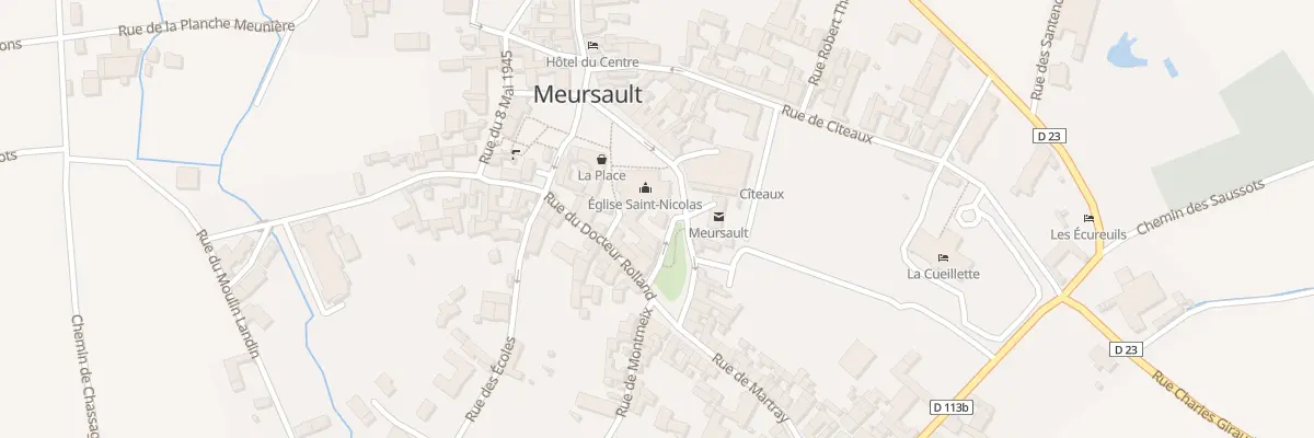 Plan du 2 Pl de la République à Meursault