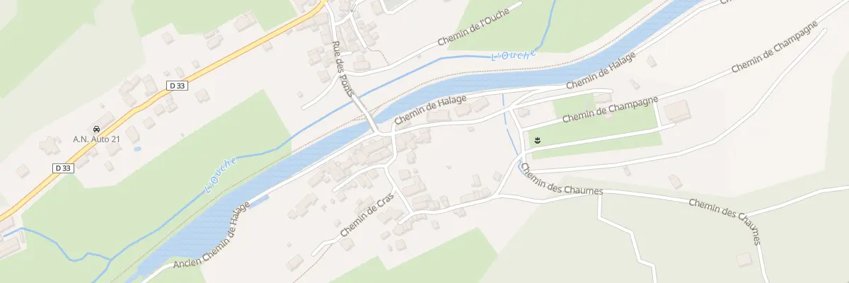 Plan du 74 Rue de Saint Thaux à Tillenay