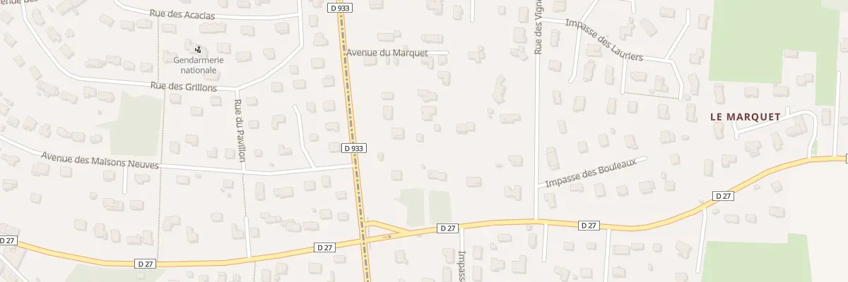 Plan du 126B Av du Marquet à Francheleins