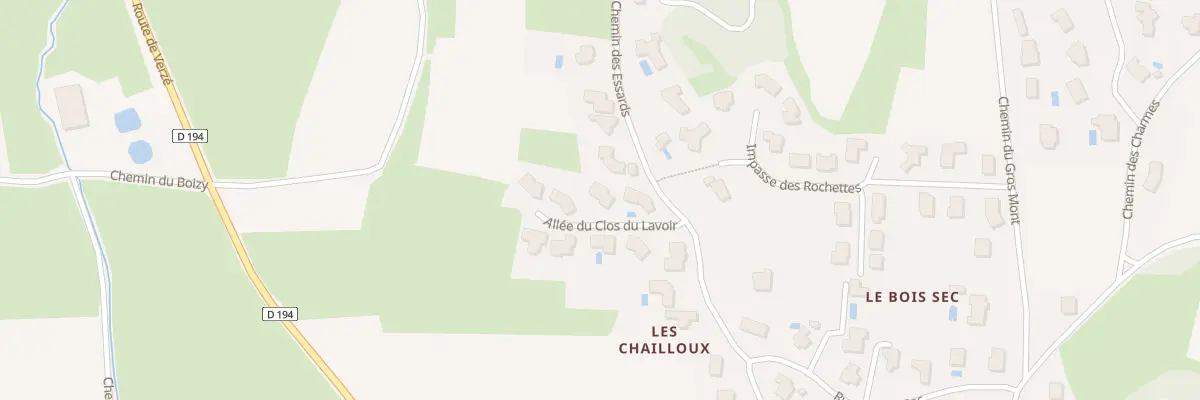 Plan du 86 All du Clos du Lavoir à Chevagny-les-Chevrières