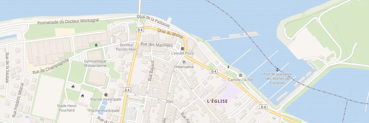 Plan du 1B Pl du Carcan aux Roches-de-Condrieu