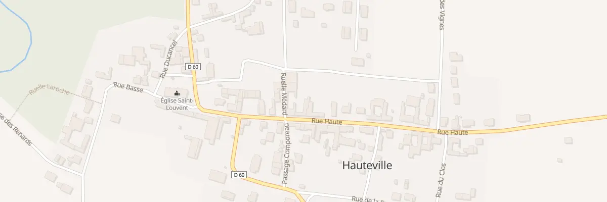 Plan du 19 Rue Haute à Hauteville