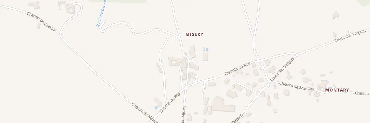 Plan du 215 Che de Misery à Sécheras
