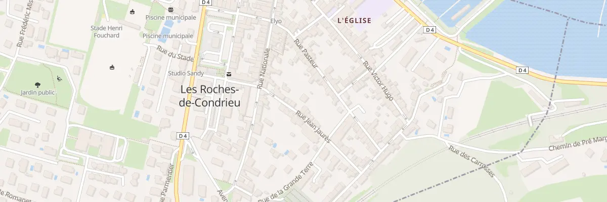 Plan du 7 Rue Jean Jaurès aux Roches-de-Condrieu