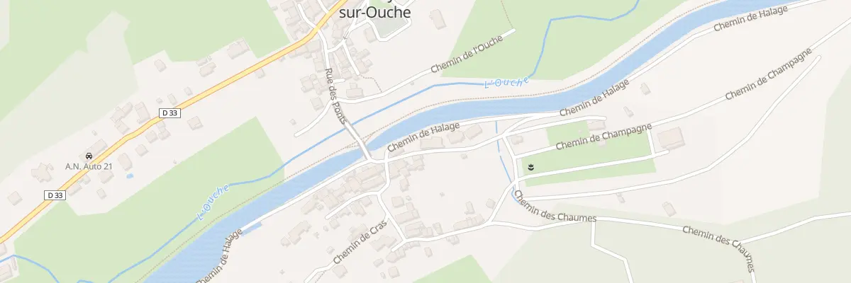 Plan du 85 Rue de Saint-thaux à Gissey-sur-Ouche