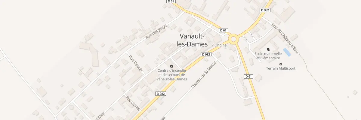 Plan du 20 Gr Grande Rue à Vanault-les-Dames
