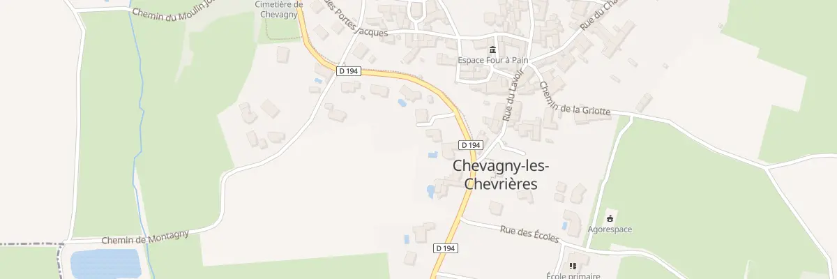 Plan du 45 Rte de Verzé à Chevagny-les-Chevrières