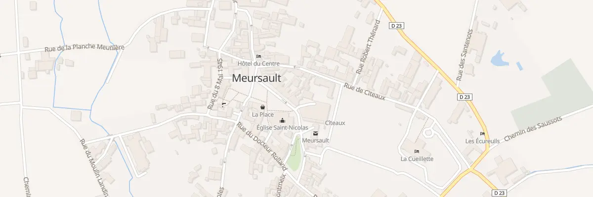 Plan du 13 Pl de l’Hotel de Ville à Meursault