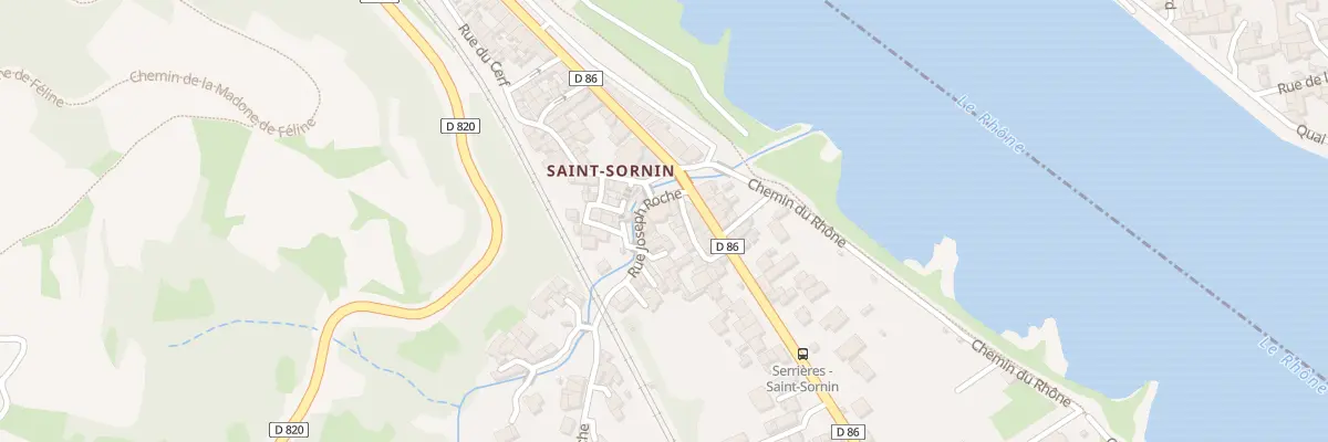 Plan du 9 Rue Joseph Roche à Serrières