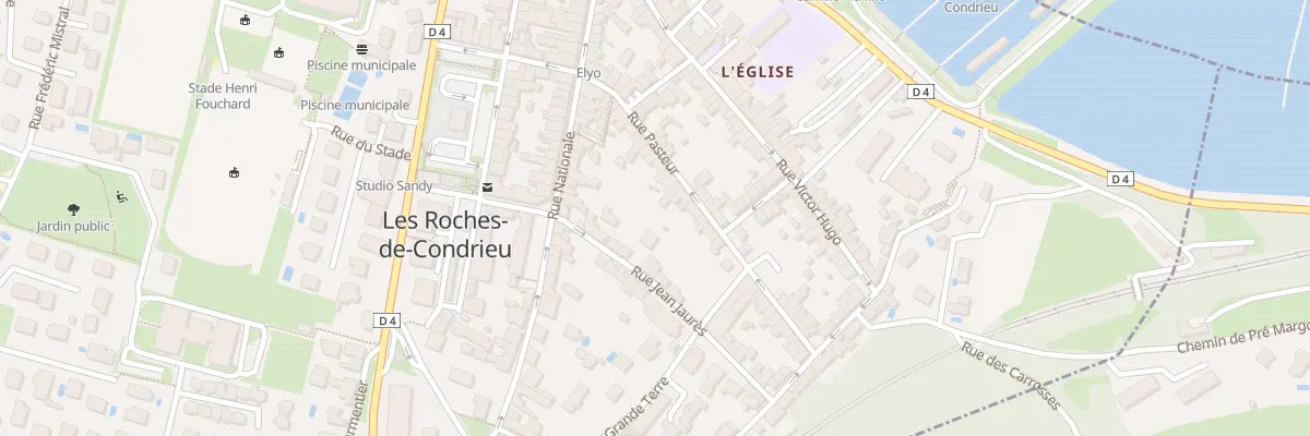 Plan du 26 Rue Pasteur aux Roches-de-Condrieu