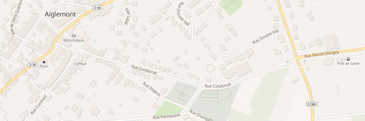 Plan du 55 Rue Condorcet à Aiglemont