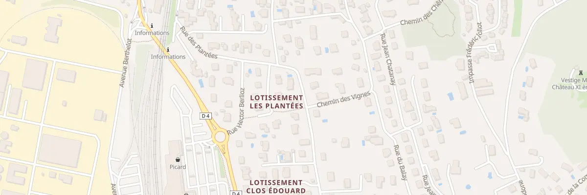 Plan du 390 Rue des Plantees à Saint-Clair-du-Rhône