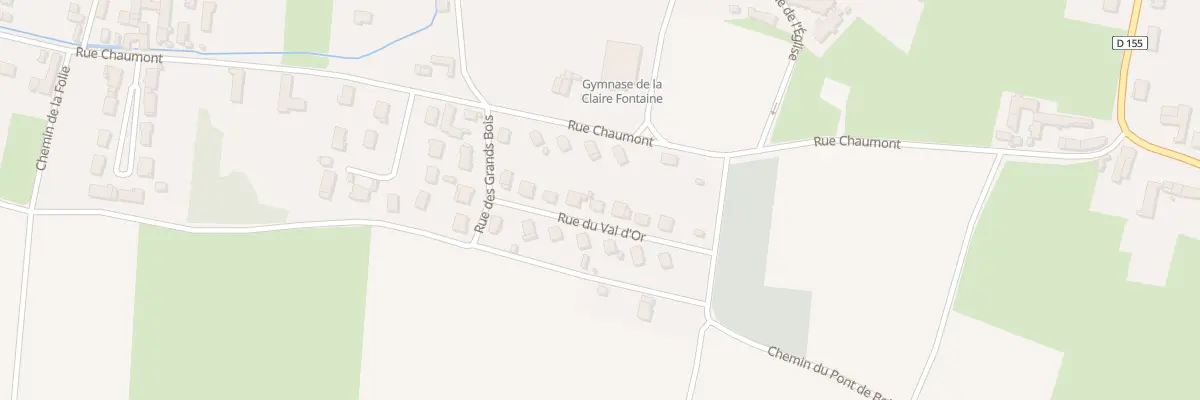 Plan du 9 Rue du Val d’Or à Fontaines