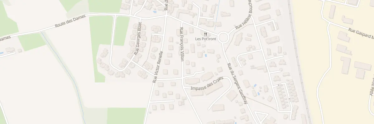 Plan du 8 Rue Francois Villon à Saint-Maurice-l’Exil