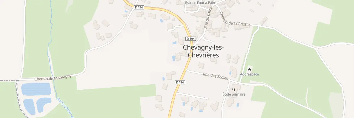 Plan du 46 Rte de Charnay-les-Mâcon à Chevagny-les-Chevrières