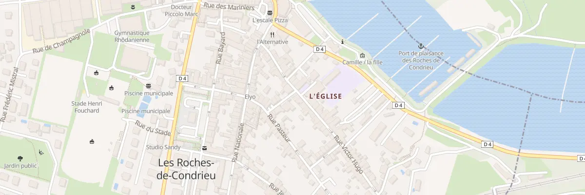 Plan du 18 Rue Victor Hugo aux Roches-de-Condrieu