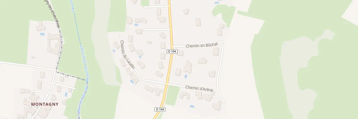 Plan du 443 Rte de Charnay-les-Mâcon à Chevagny-les-Chevrières