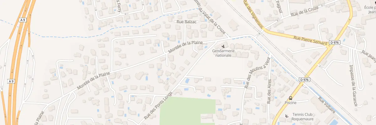 Plan du 750 Rue des Ponts Longs à Roquemaure