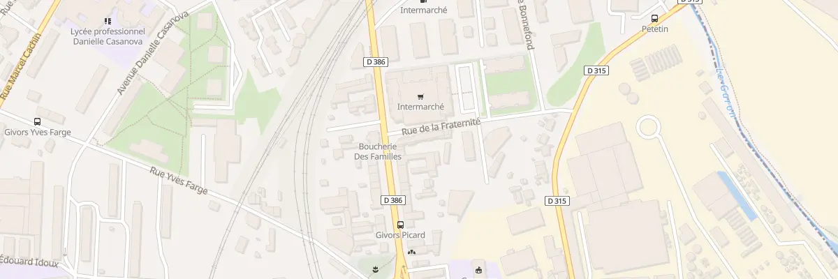 Plan du 4 Rue de la Fraternité à Givors