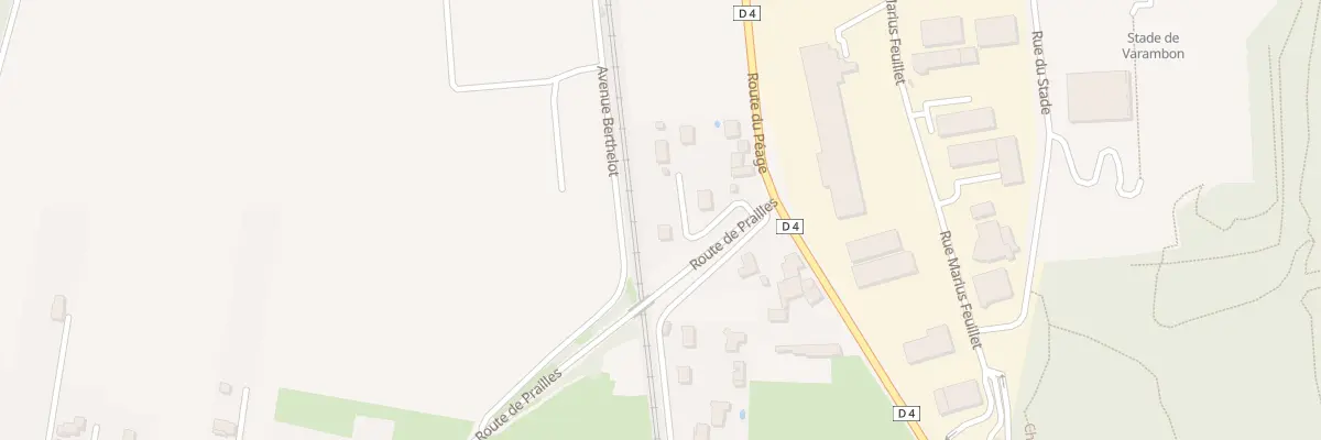 Plan du 5487 Varambon à Saint-Clair-du-Rhône