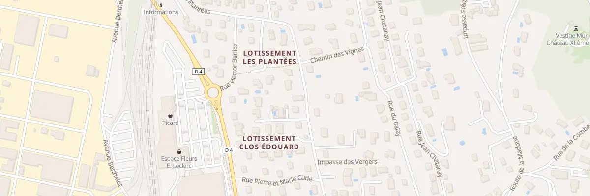 Plan du 12 Rue des Plantees à Saint-Clair-du-Rhône