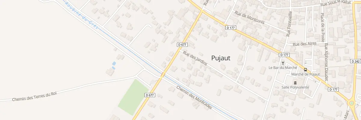 Plan du 5268A Rue de l’Aviation à Pujaut