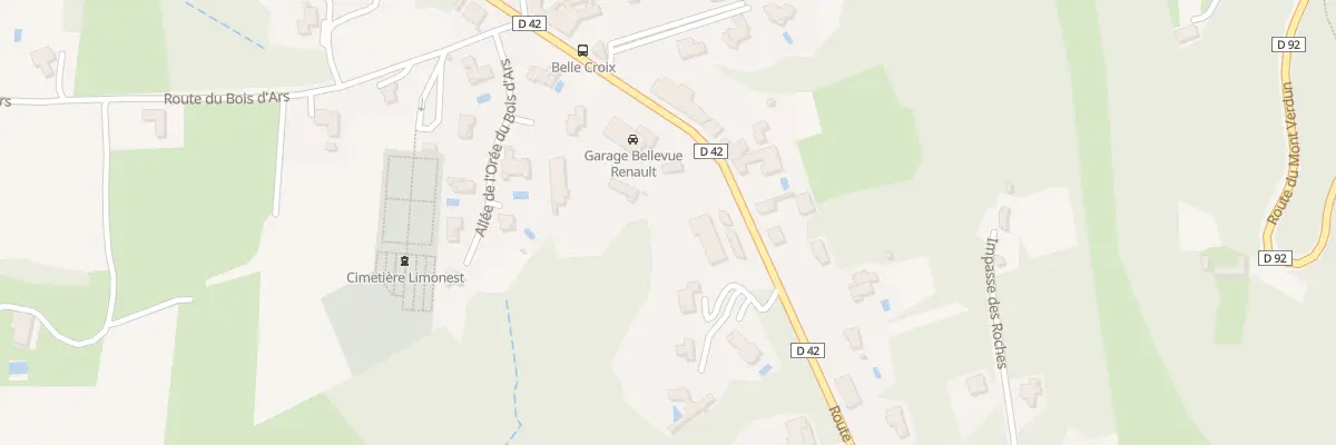 Plan du 333 Rte de Bellevue à Limonest