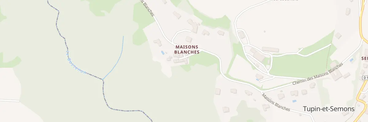 Plan du 5060 Maisons Blanches à Tupin-et-Semons