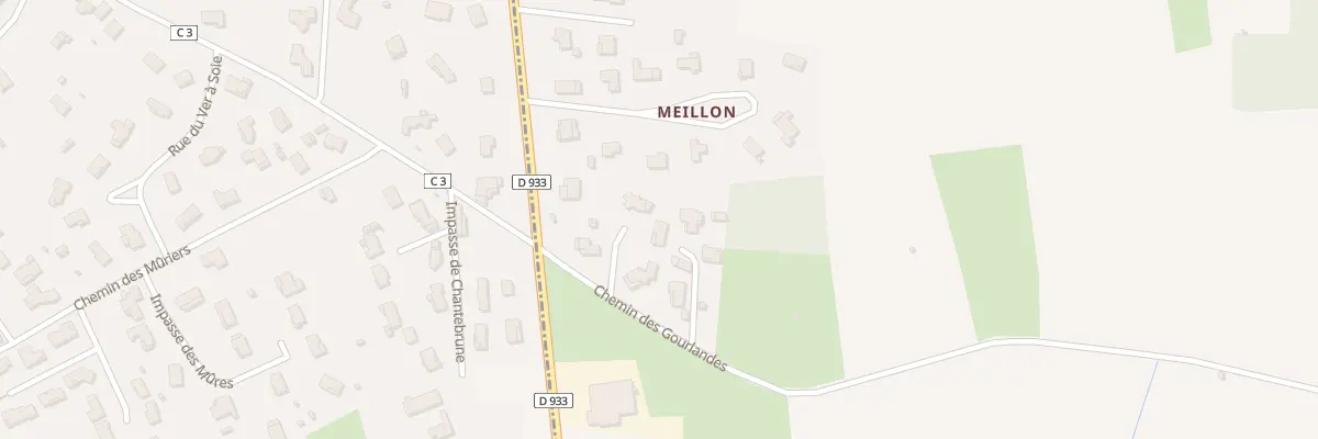 Plan du 5408 Meillon à Francheleins