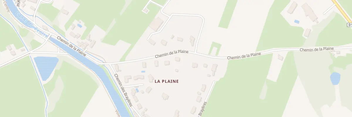 Plan du 10 Che de la Plaine à Rully