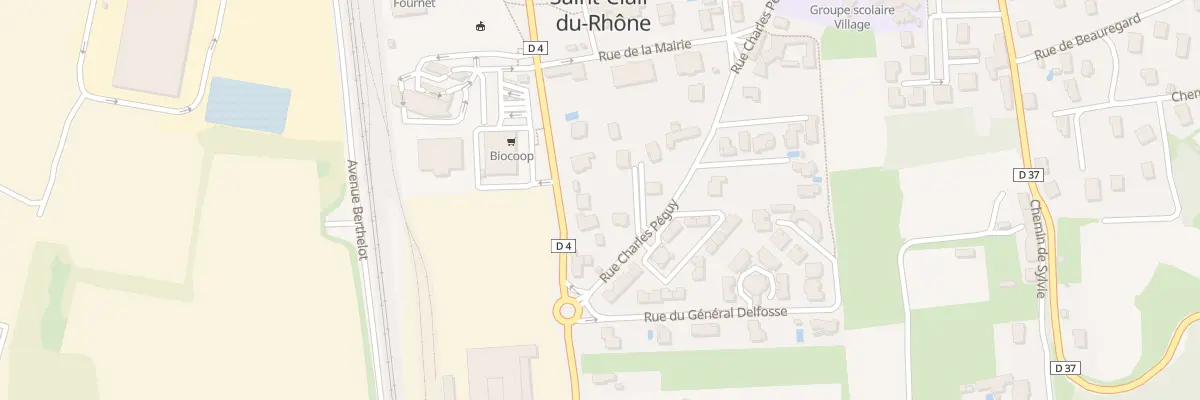 Plan du 393 Rte du Péage à Saint-Clair-du-Rhône