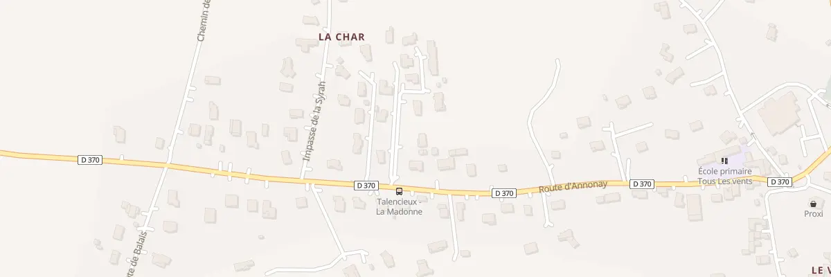 Plan du 600I Rte d’Annonay à Talencieux