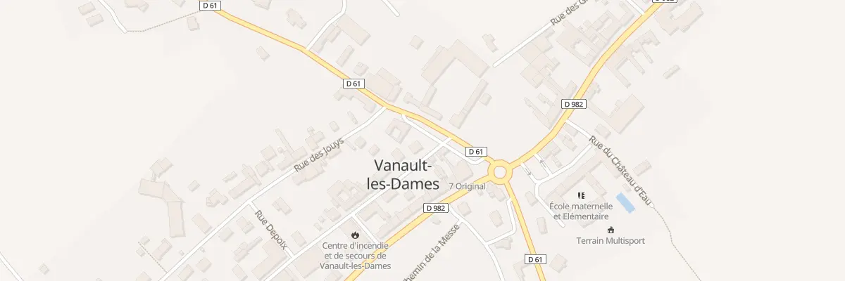 Plan du 2 Rue des Jacquelots à Vanault-les-Dames