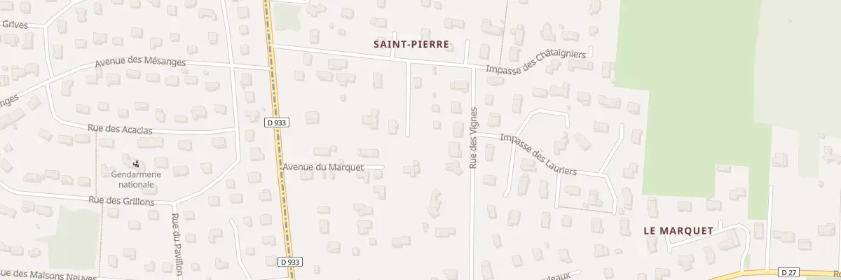 Plan du 8 Rue des Châtaigniers à Francheleins