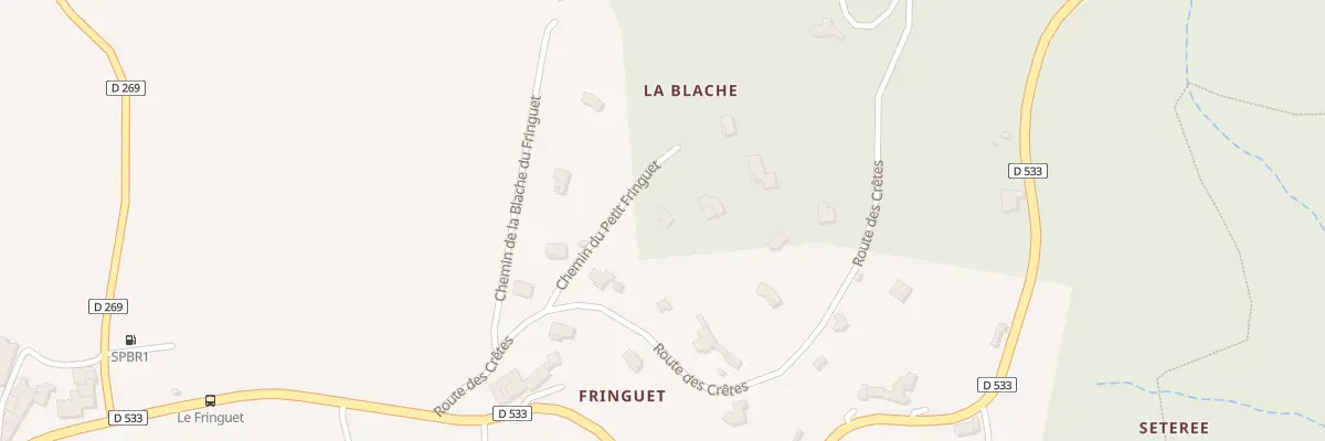 Plan du 110 Che du Petit Fringuet à Champis