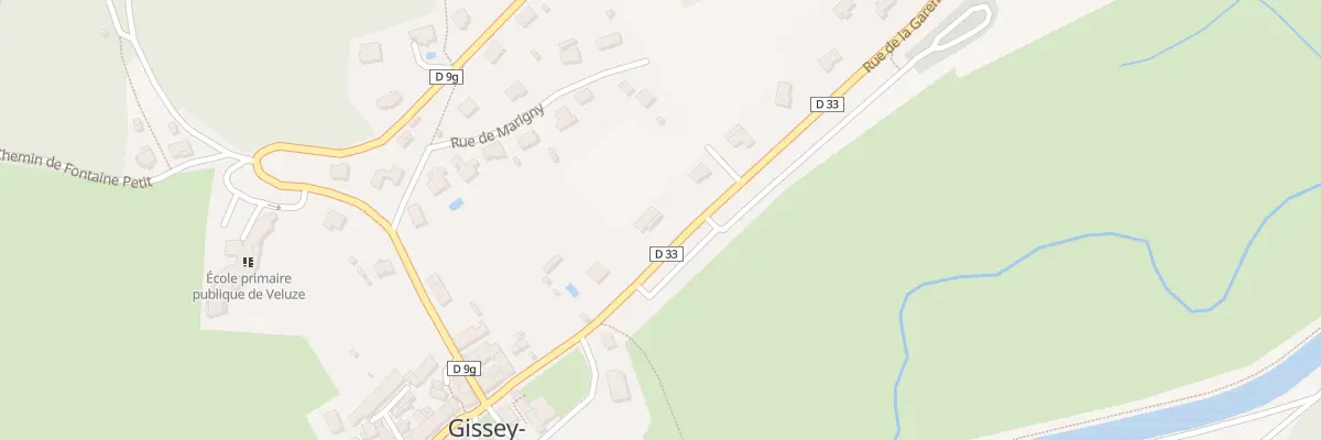 Plan du 165 Rue de la Garenne à Gissey-sur-Ouche
