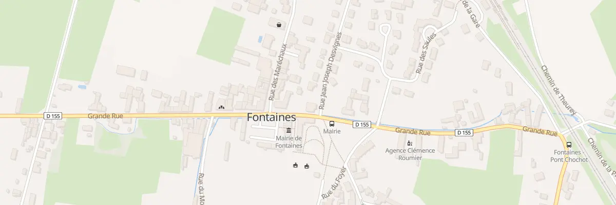 Plan du 18 Gr Grande Rue à Fontaines