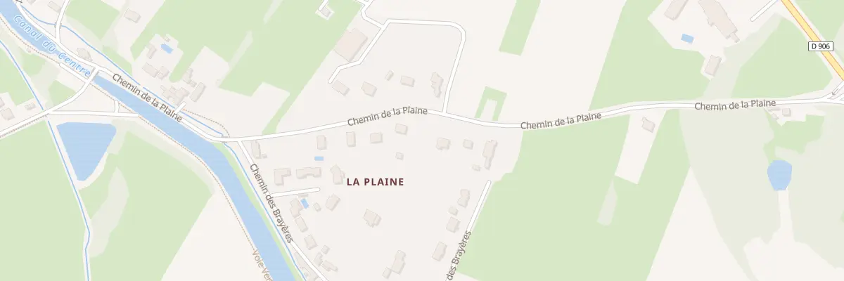 Plan du 14 Che de la Plaine à Rully
