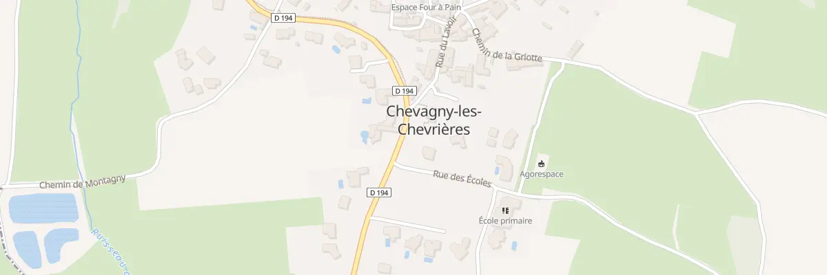 Plan du 35 Rue des Ecoles à Chevagny-les-Chevrières