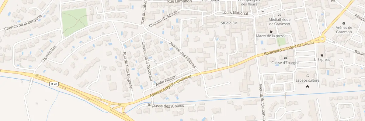 Plan du 5143F Grand et Petit Bagnolet à Graveson