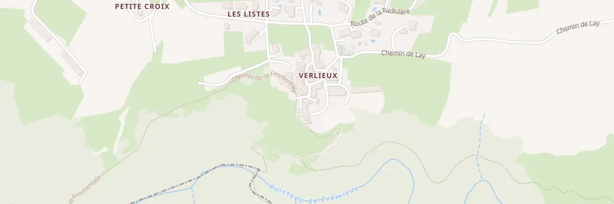 Plan du 5002 Verlieux à Peyraud