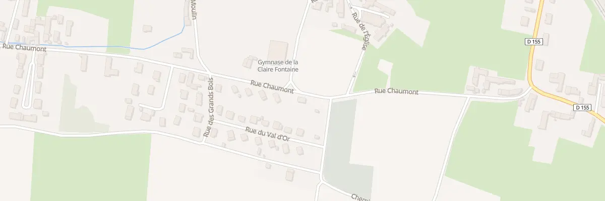 Plan du 5 Rue Chaumont à Fontaines