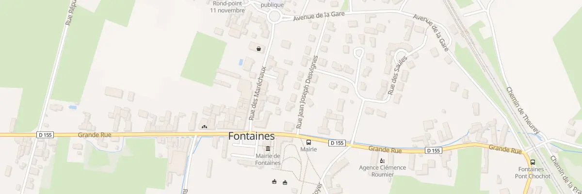 Plan du 1 Rue Jean Joseph Desvignes à Fontaines