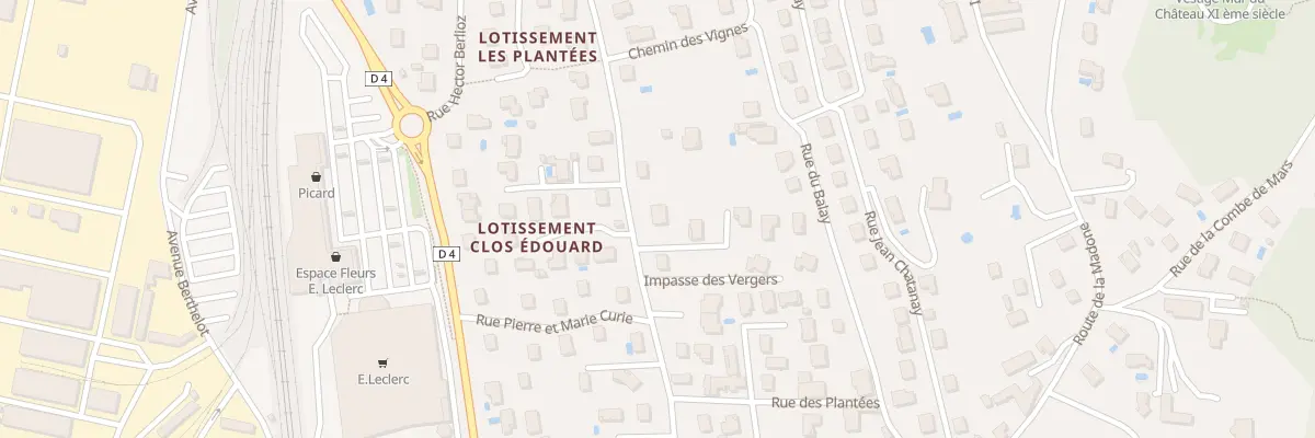 Plan du 547 Rue des Plantees à Saint-Clair-du-Rhône