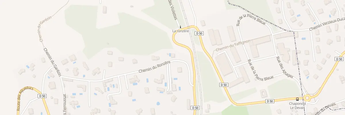 Plan du 19 Che du Ronzère à Chaponost