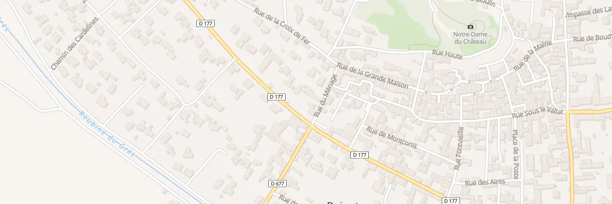 Plan du 3 Rue du Ménage à Pujaut