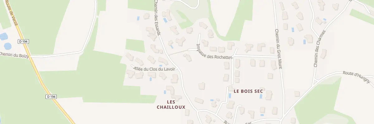 Plan du 136 Che des Essards à Chevagny-les-Chevrières