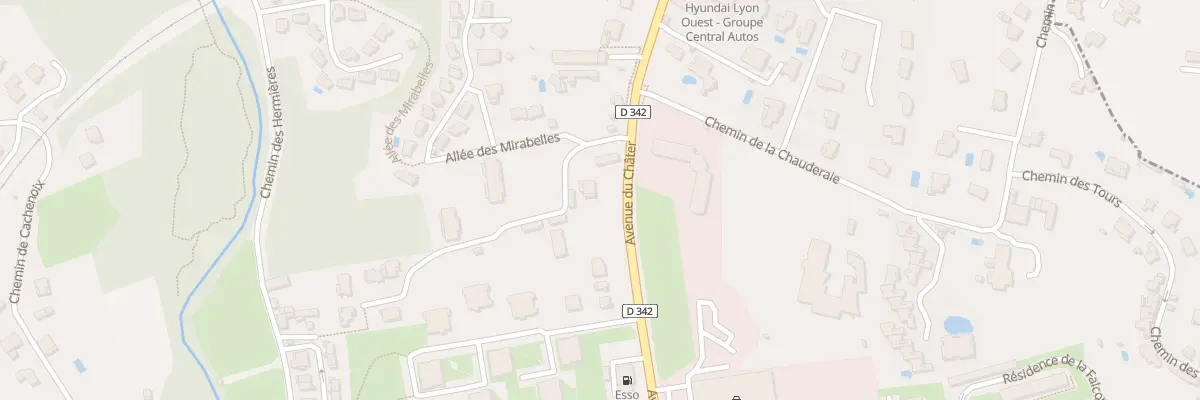 Plan du 34 Av du Chater à Francheville